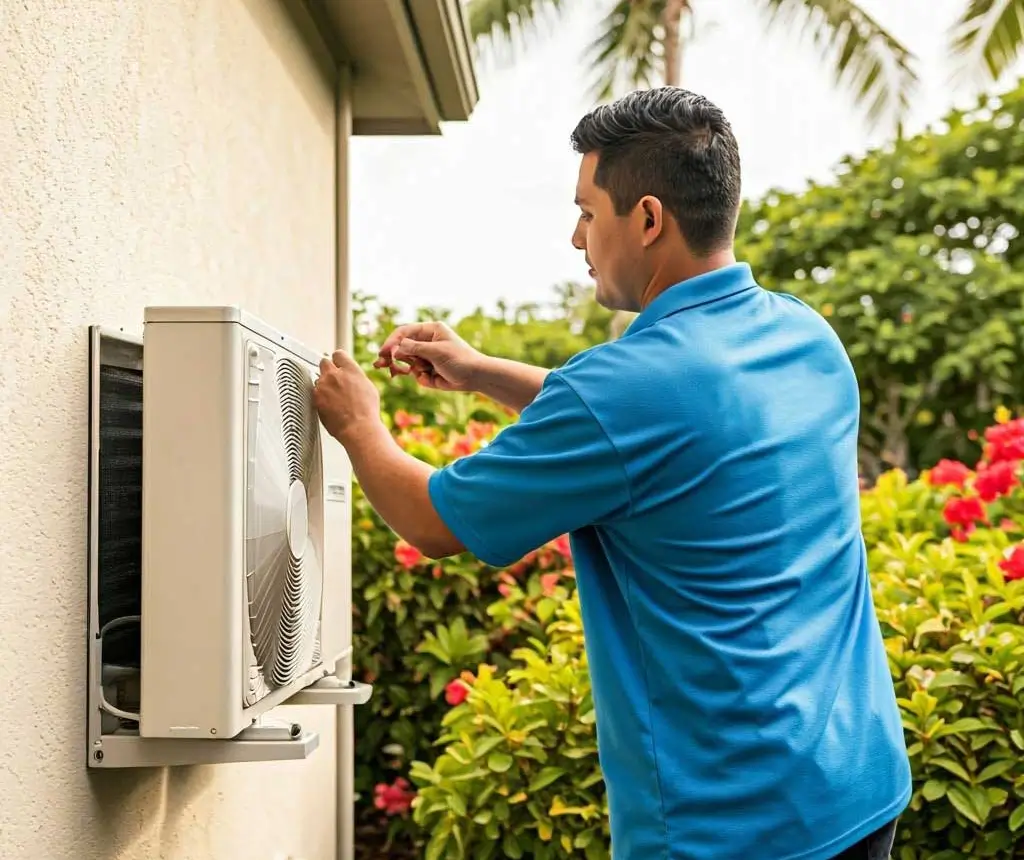 AC Tech installing mini-split